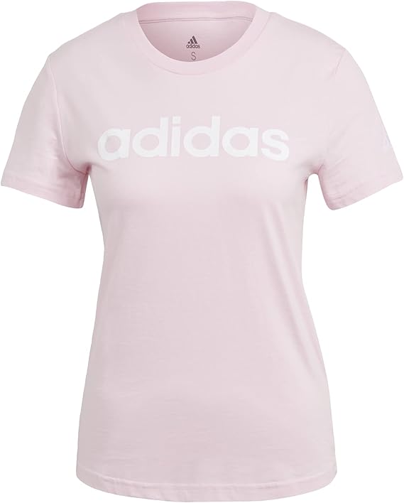 adidas Essentials Slim Logo Short Sleeve T-Shirt Donna